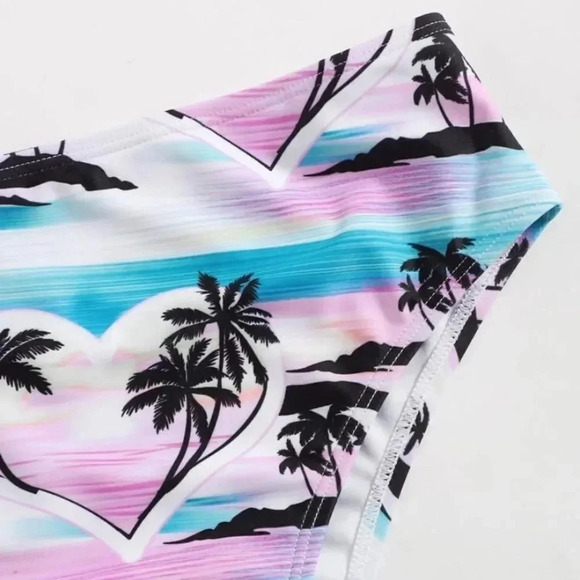 NEW! “Sunset On The Beach” High Waisted Bottoms - Picture 10 of 12